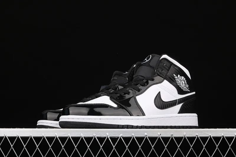 All Categories Air Jordan Jordan Series Basketball Shoes Air Jordan 1 Mid Air Jordan 1 Mid "All-Star" AJ1 Joe 1 China All-Star Black and White Patent Leather Mid-top Versatile Casual Sports Shoes DD1649-001